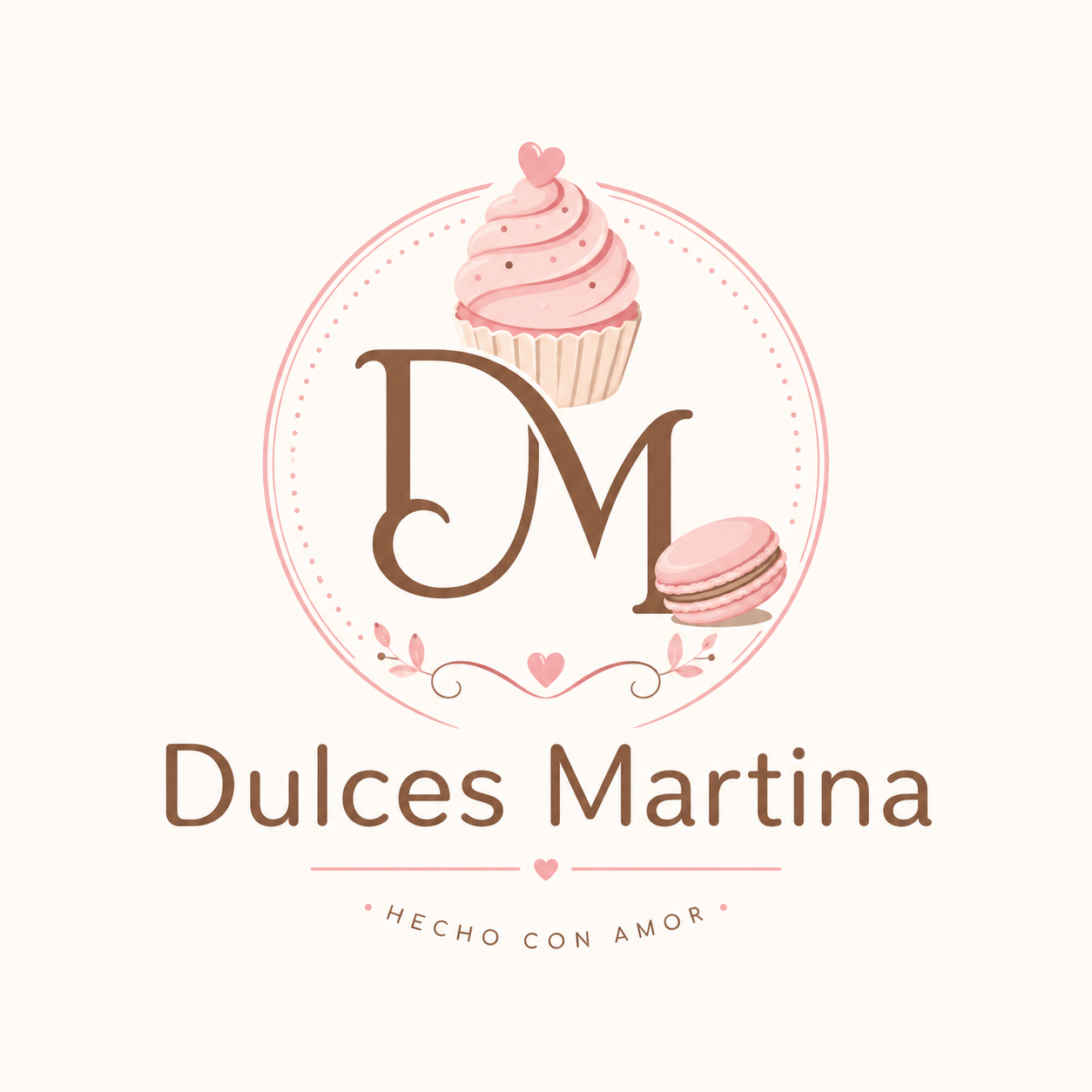 Logo de Dulces Martina, repostería artesanal en Talca